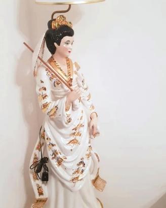 Lampada Gheiha alta 1,72. in ceramica. 