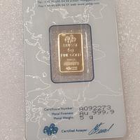 lingottini oro 24k (2.5gr +5gr)