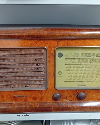 radio antica radica di noce telefunken 