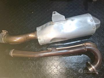 Honda crf 150 scarico completo originale