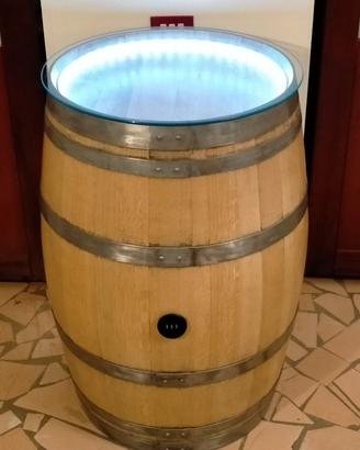 Barrique d'Arredo illuminata Luce + USB