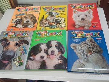 6 album amici cucciolotti da 2013 al 2018 con figu
