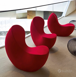 Poltrona LaCividina Nautille Rosso