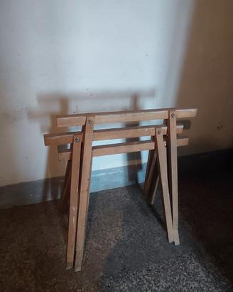 Cavalletti di legno assortiti