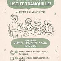 Compiti-babysitting-aiuti in casa