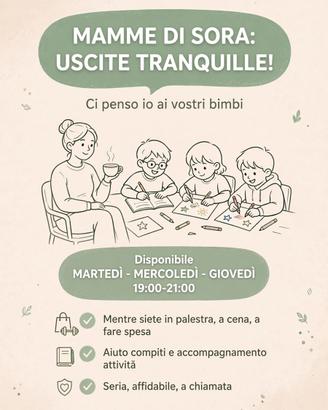 Compiti-babysitting-aiuti in casa