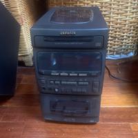 Impianto stereo Aiwa colore nero