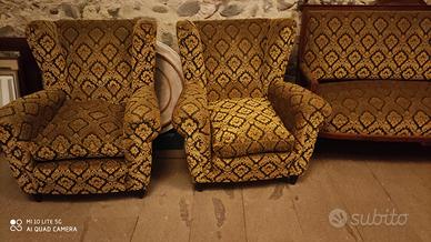 Poltrone e divanetto vintage anni ’70 