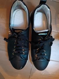 Snackers nere Braccialini con lacci