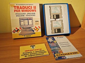 Traduci II per Windows software retrocomputing