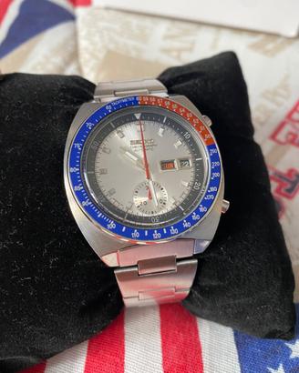 Seiko 6139-6002 Pogue quadrante argento