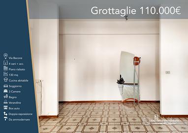 Via Bacone - 4vani + acc. con box auto