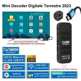 Decoder Ricevitore Digitale Terrestre DVB-T2 PVR