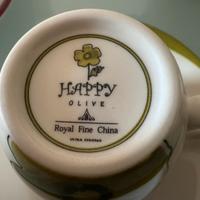 Set 12 tazzine completo in ceramica