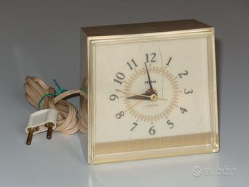 Antico orologio sveglia da tavolo VEGLIA elettrica