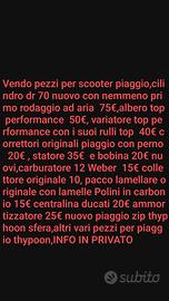  pezzi per scooter piaggio Malossi -top