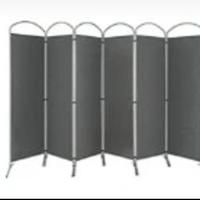 paravento pieghevole a 6 pannelli di Costway 