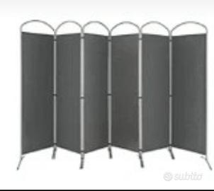 paravento pieghevole a 6 pannelli di Costway 