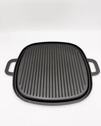 Bergner Piastra Ghisa Bistecchiera Quadra 54x43cm