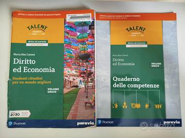 libro diritto ed economia e quaderno competenze 