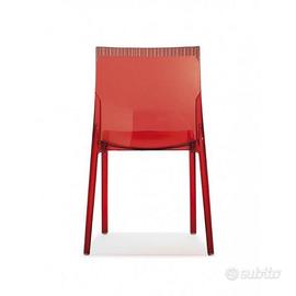 sedie di design in plastica trasparente
