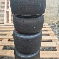 gomme go kart 125cc Vega rosse e vega verdi