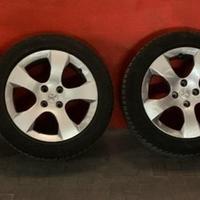 cerchi in lega Peugeot + gomme invernali 17"