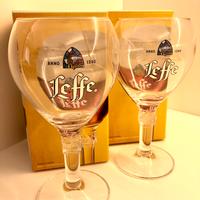 Coppia Calici Birra Leffe Nuovi Originali