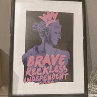 stampa con cornice design grafico