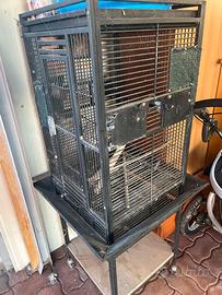 Gabbia voliera per pappagalli