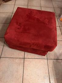Pouf bordeaux