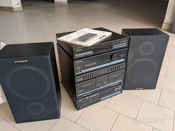 Stereo PIONEER twin CD cassette amp XD-Z53T