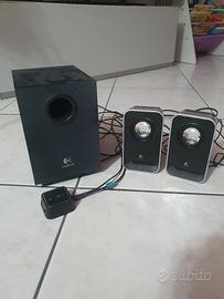Casse Logitech 2.1 (Subwoofer + 2 satelliti)