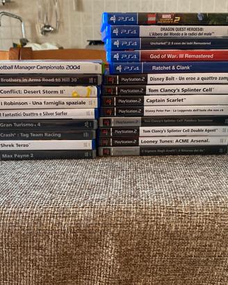 Giochi ps2,ps4 e xbox PREZZO IN PRIVATO non e 100€
