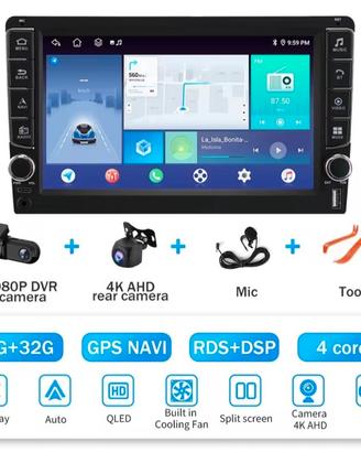 Radio Android 15 per Fiat Grande Punto 2005-2009