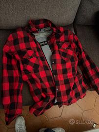 Camicia moto con protezioni XL