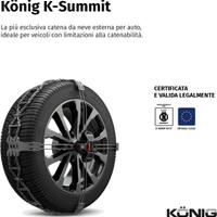 CATENE DA NEVE RAGNO KONIG K-Summit K33 NUOVE