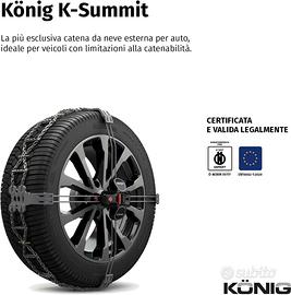CATENE DA NEVE RAGNO KONIG K-Summit K33 NUOVE