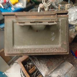 cassetta in metallo porta munizioni anni 45