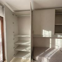 Cameretta a ponte, letto duetto e cassettiera