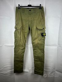 Pantaloni cargo verdi Stone Island