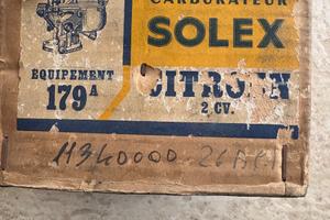 Carburatore Citroen 2cv solex nuovo