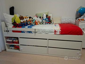 Letto con cassettoni ikea
