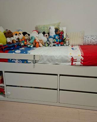 Letto con cassettoni ikea