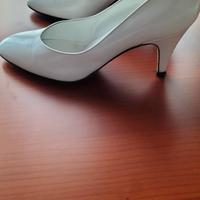 scarpe decolleté bianche