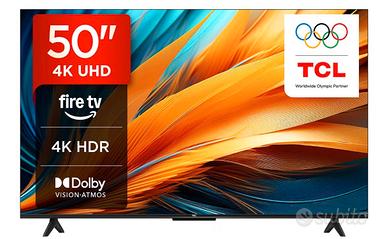 Smart TV TCL 50” 4K HDR (Mod 50PF650) Come Nuova