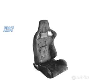 SEDILE SPORTIVO SEMI-BAQUET STILE RS IN ALCANTARA 