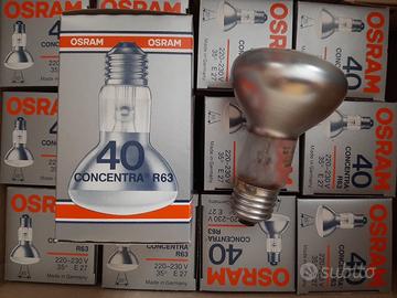 30pz lampadine  R63 Osram 40W incandescenza vintag