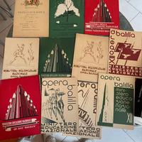 Materiale originale cartaceo del Ventennio