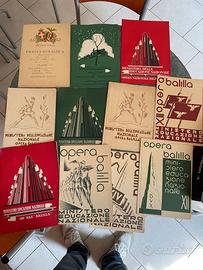 Materiale originale cartaceo del Ventennio